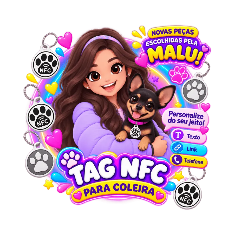 TAG NFC Para COLEIRA!
